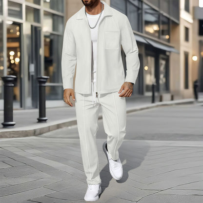 Ensemble deux pièces homme Chic décontracté Coupe slim