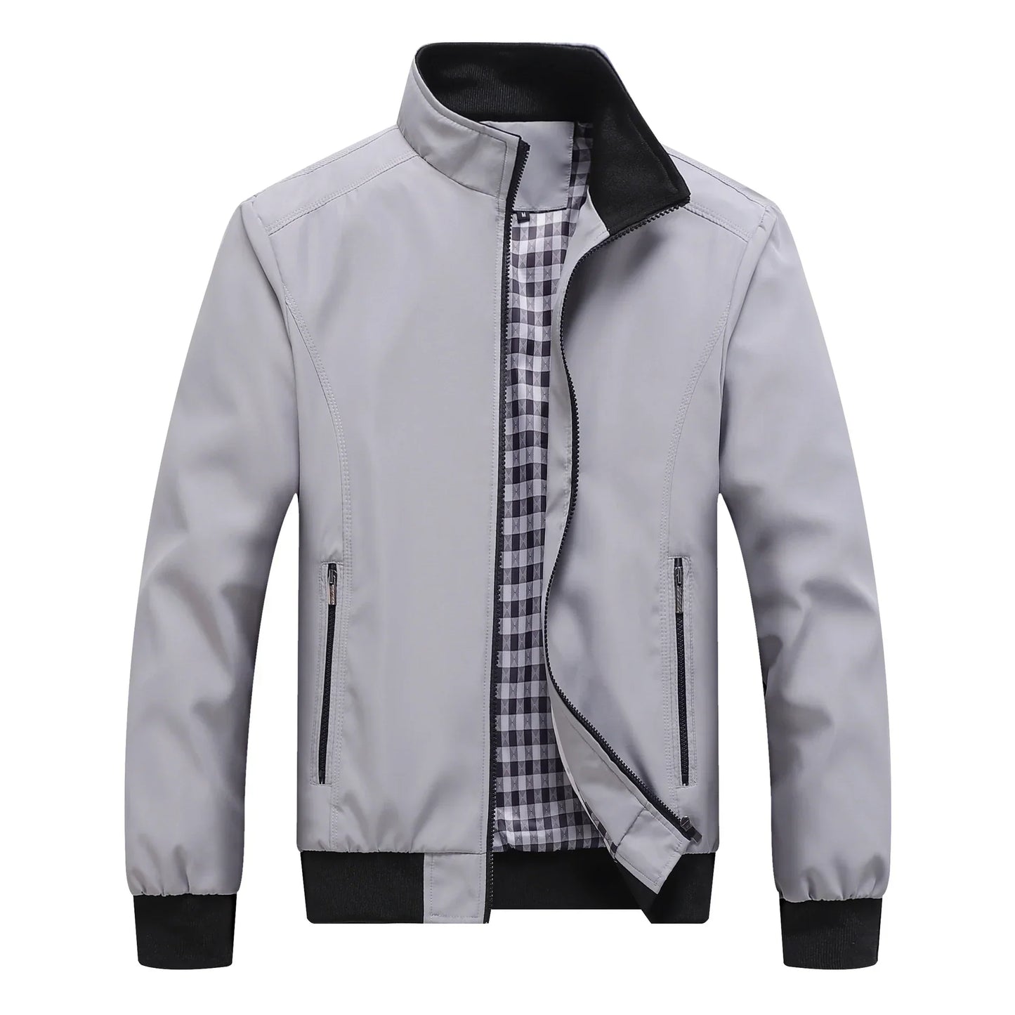 Veste mi-saison légère pour homme avec col montant