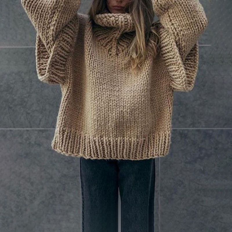 Übergroße Frauenpullover Oversized Style - IdealeKleiden