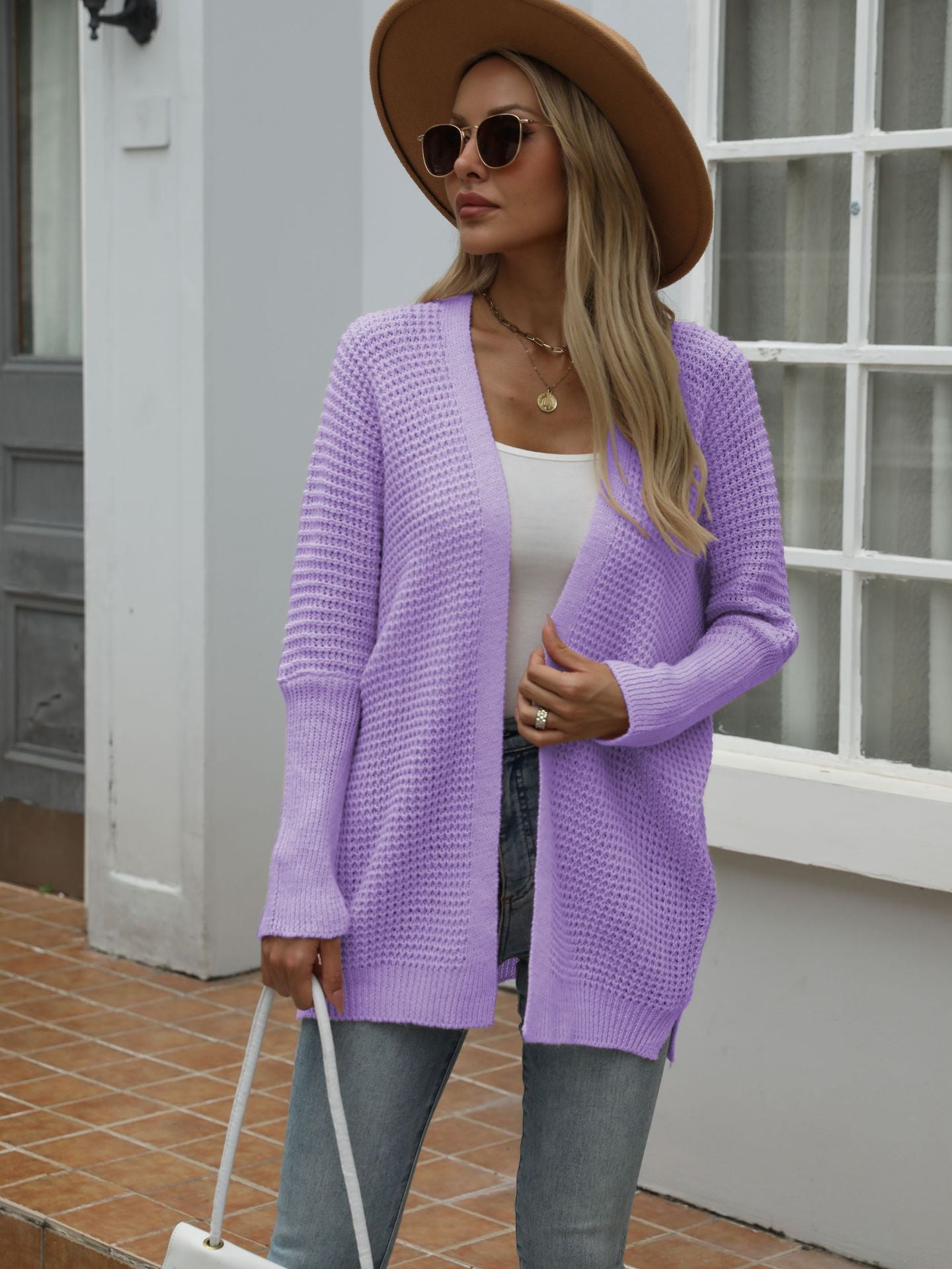 Cardigan Femme Style Décontracté Oversize