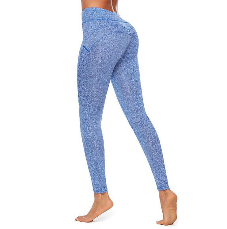 Legging de sport taille haute pour femme avec poches latérales