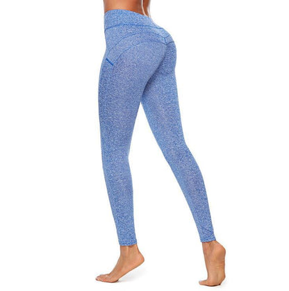 Legging de sport taille haute pour femme avec poches latérales