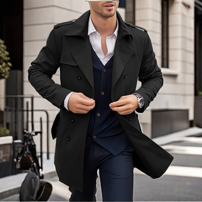 Trench-coat classique homme avec poches