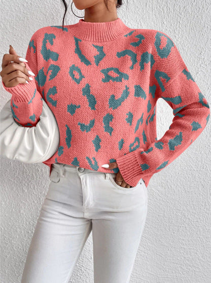 Pull femme motif animal Confortable Élégant