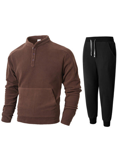 Ensemble polaire pour homme, confortable et sportif