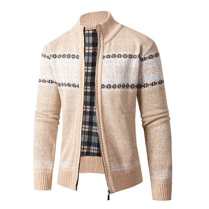 Cardigan homme moderne à col montant