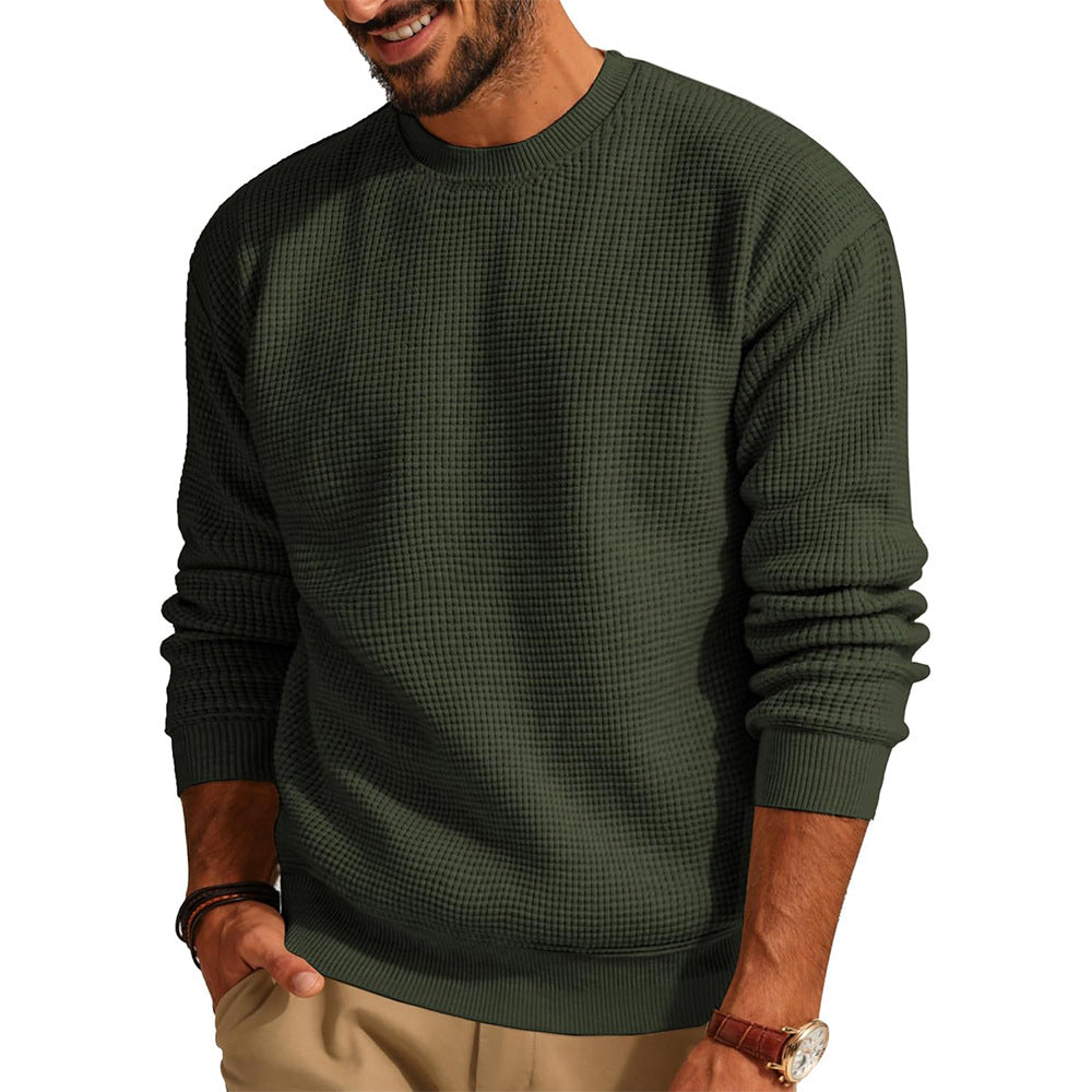 Sweat-shirt homme col rond moderne sportif