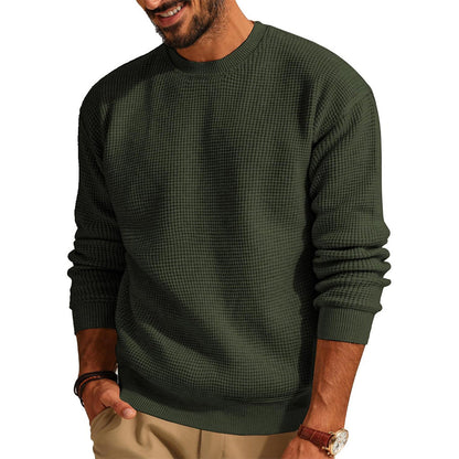 Sweat-shirt homme col rond moderne sportif