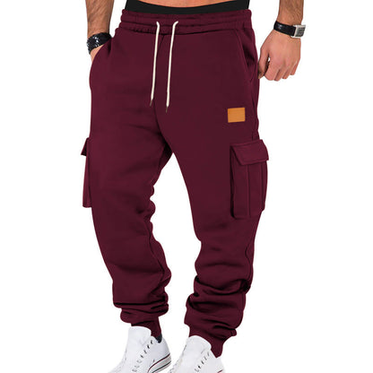 Pantalon cargo homme Confortable Élastique Avec poches latérales