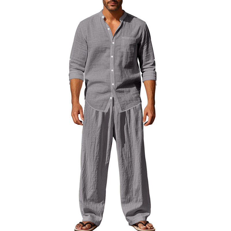 Ensemble de costume d'été léger et confortable pour hommes