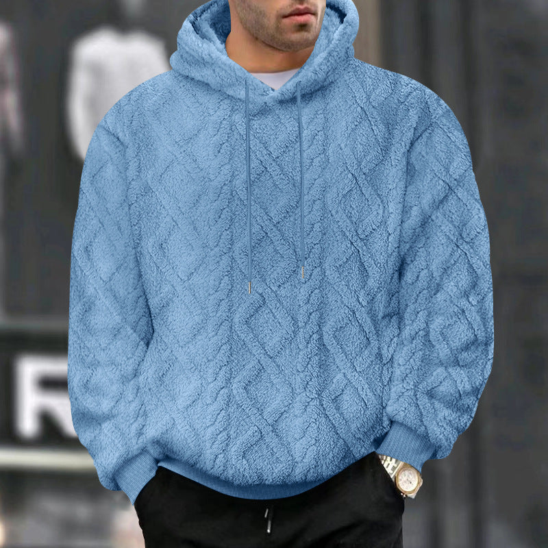 Pull-over homme ultra-doux maille texturée