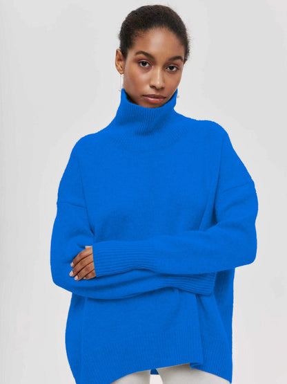 Pull surdimensionné doux et texturé pour femme