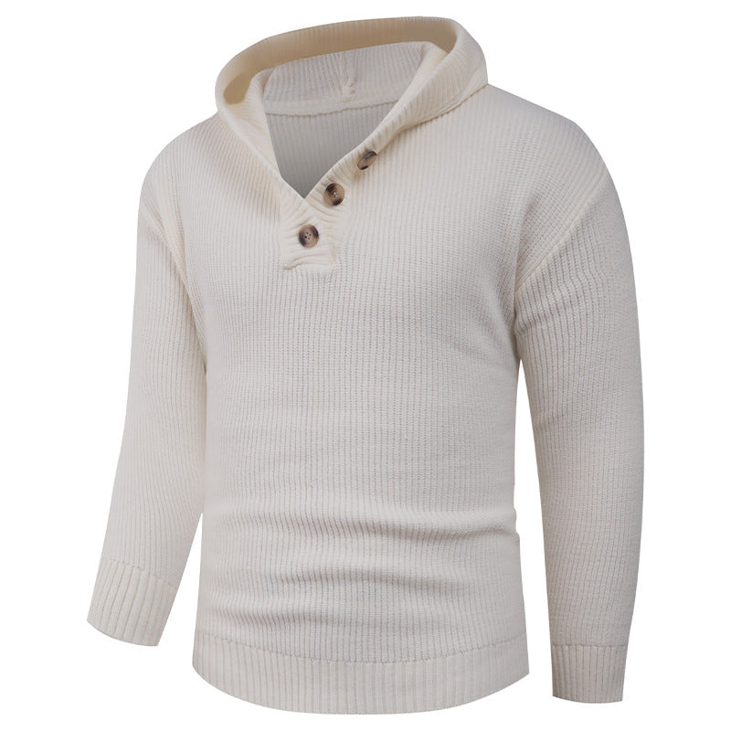 Pull homme col châle design élégant