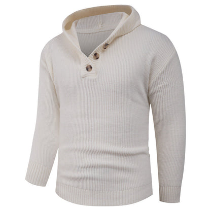 Pull homme col châle design élégant