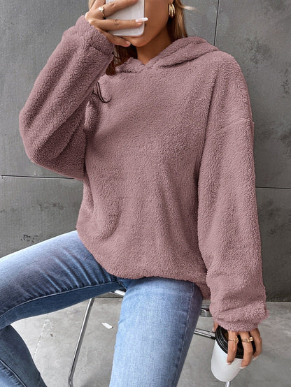 Sweat à capuche polaire doux