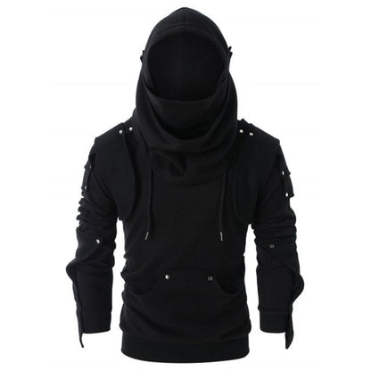 Hoodie homme Col moderne Poches pratiques