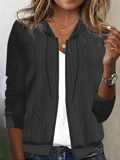 Gilet pour femme en maille torsadée qualité douce