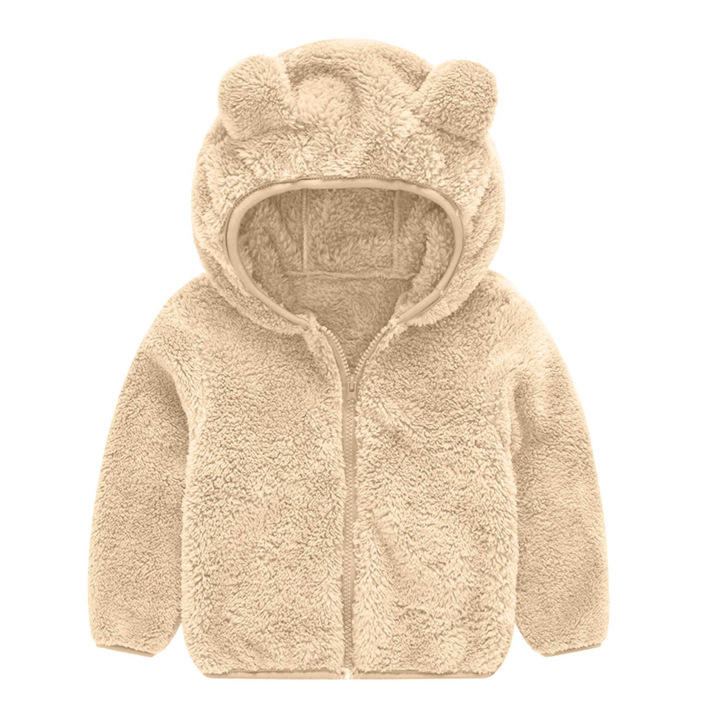 Veste polaire femme Oreilles d'ours Bonnet chaud Doux et confortable