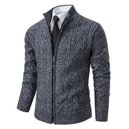 Gilet homme col montant motif tendance