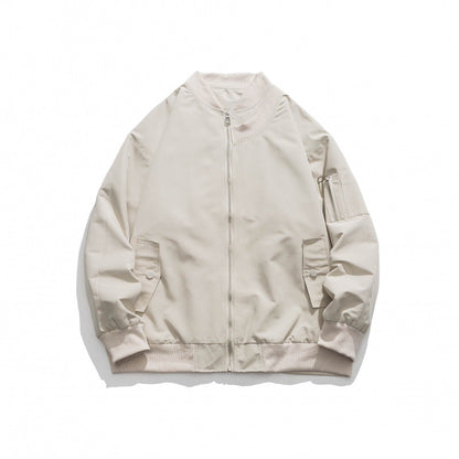 Blouson bombardier homme Confortable Fermeture éclair Poches