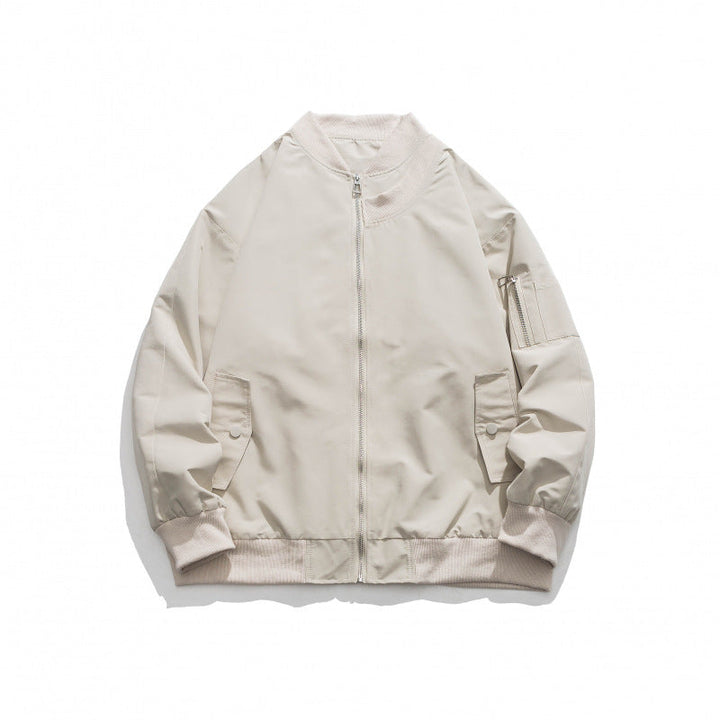 Blouson bombardier homme Confortable Fermeture éclair Poches