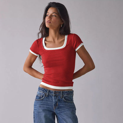Soutien-gorge sans fil femme, coupe ajustée, col rond