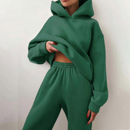 Damen Oversize Hoodie Set Lässig Elegant - IdealeKleiden