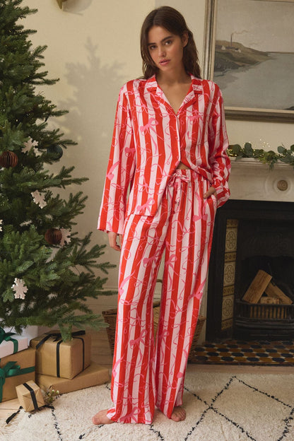 Ensemble de pyjama pour femme joyeux, coloré, confortable