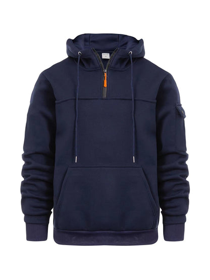 Sweat à capuche sportif pour homme avec poches