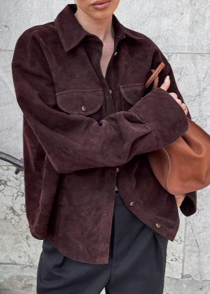 Surchemise stylée en daim Tendance