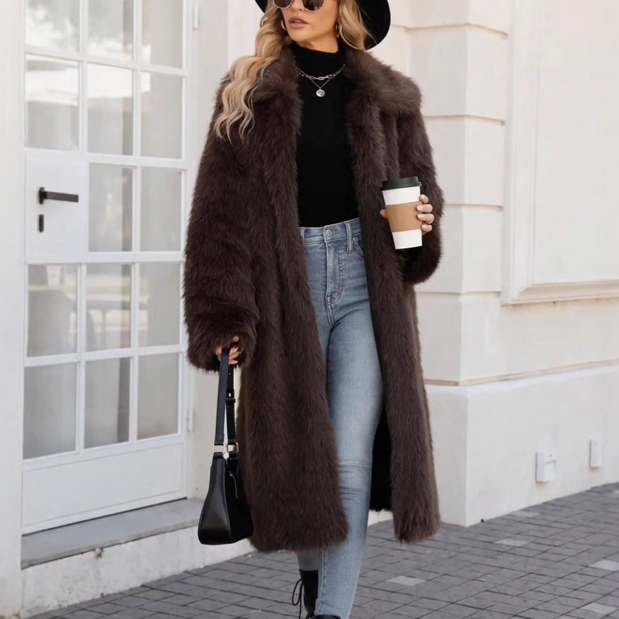 Manteau long élégant et chic pour femme