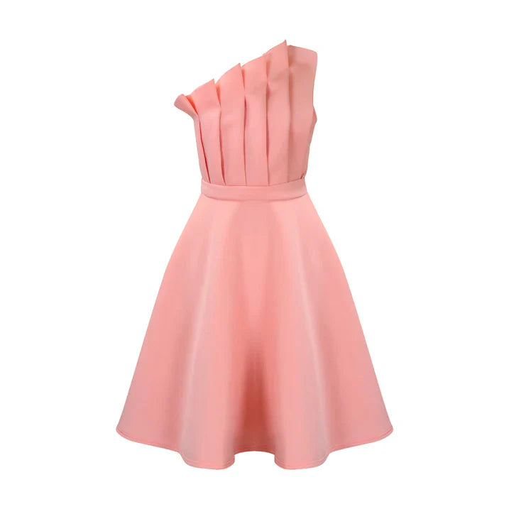 Robe longue asymétrique élégante pour femme