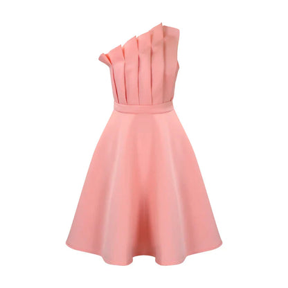 Robe longue asymétrique élégante pour femme