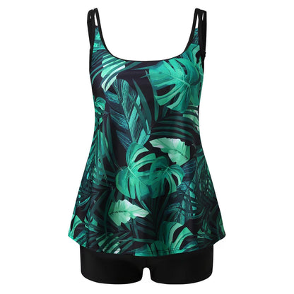 Maillot de bain tankini pour femme à motif floral, confortable