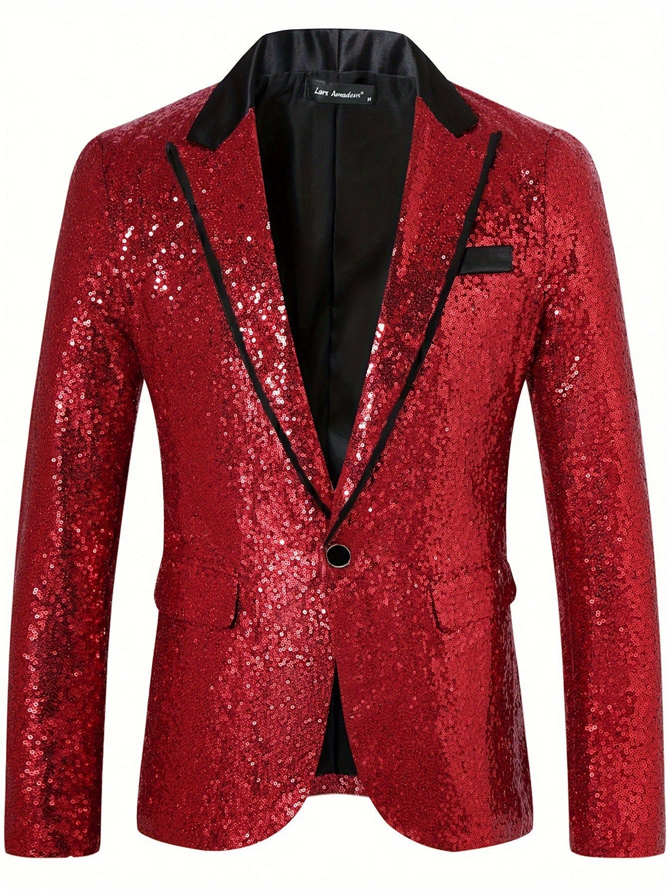 Blazer Homme à Paillettes Élégant Tenue de Soirée