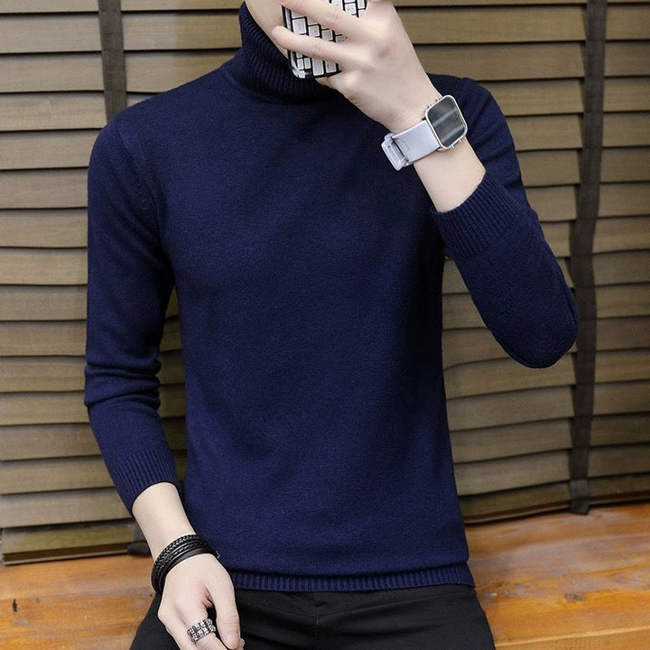 Pull col roulé homme Confortable Moderne