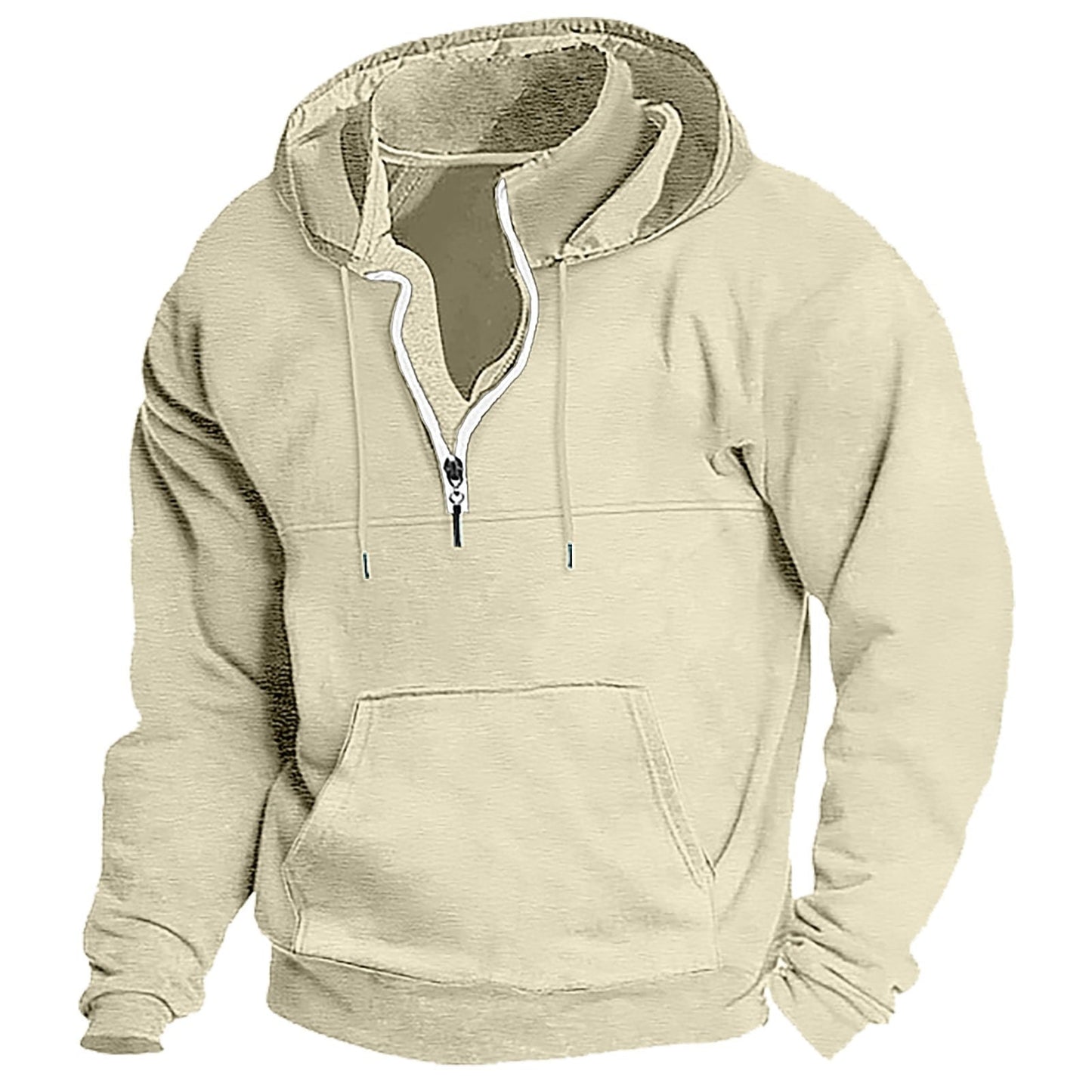 Sweat-shirt à capuche homme Confortable Fermeture éclair