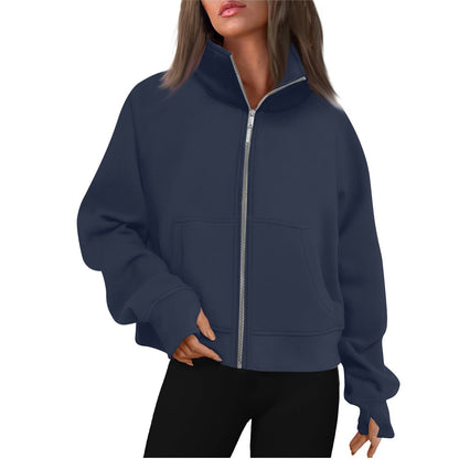Veste de survêtement femme col montant confortable