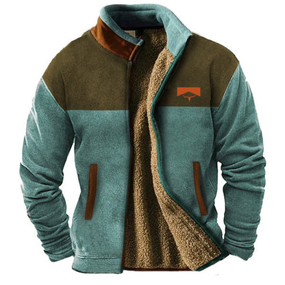 Veste polaire mérinos chaude pour homme