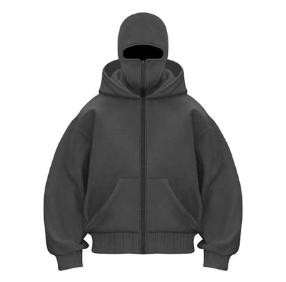 Femmes Veste à Capuche Stylée Col Haut Modèle Tendance
