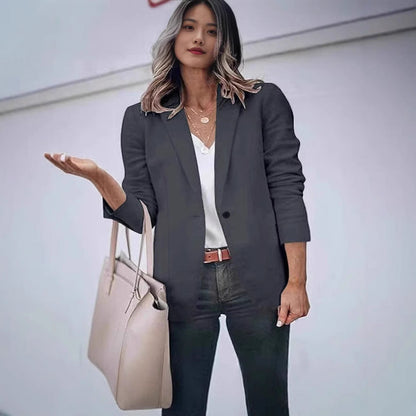 Blazer Femme Élégant Cintrée Coupe Moderne