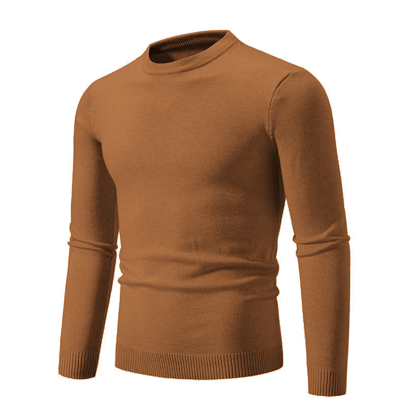 Pull fin pour homme col rond design élégant