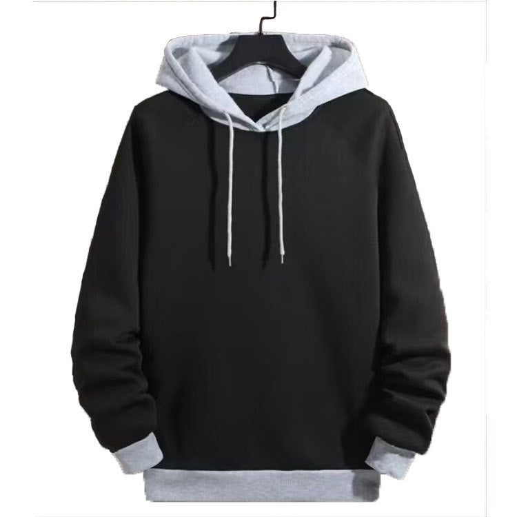Sweat à capuche pour homme, sportif, manches contrastées