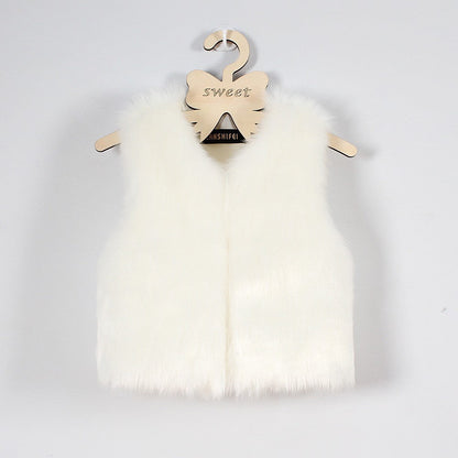 Gilet femme en fausse fourrure Doux Style moderne