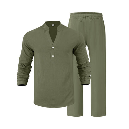 Ensemble Homewear pour Homme Confortable Élégant Long
