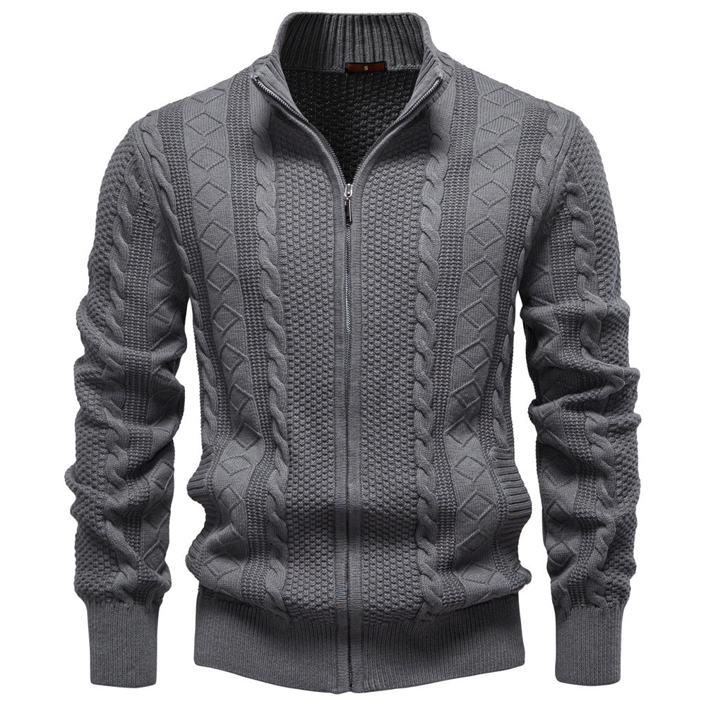 Gilet zippé structuré moderne pour homme