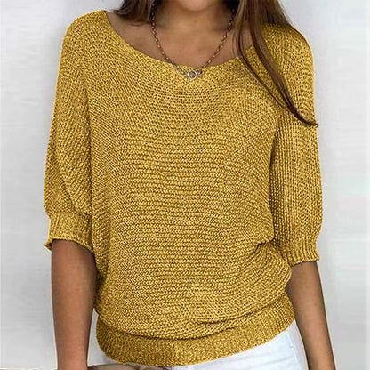 Pull uni élégant