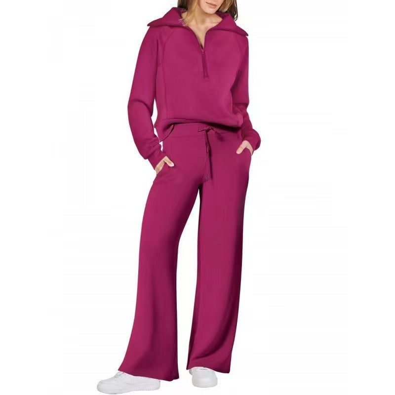 Ensemble de sport pour femme avec col montant et bretelles