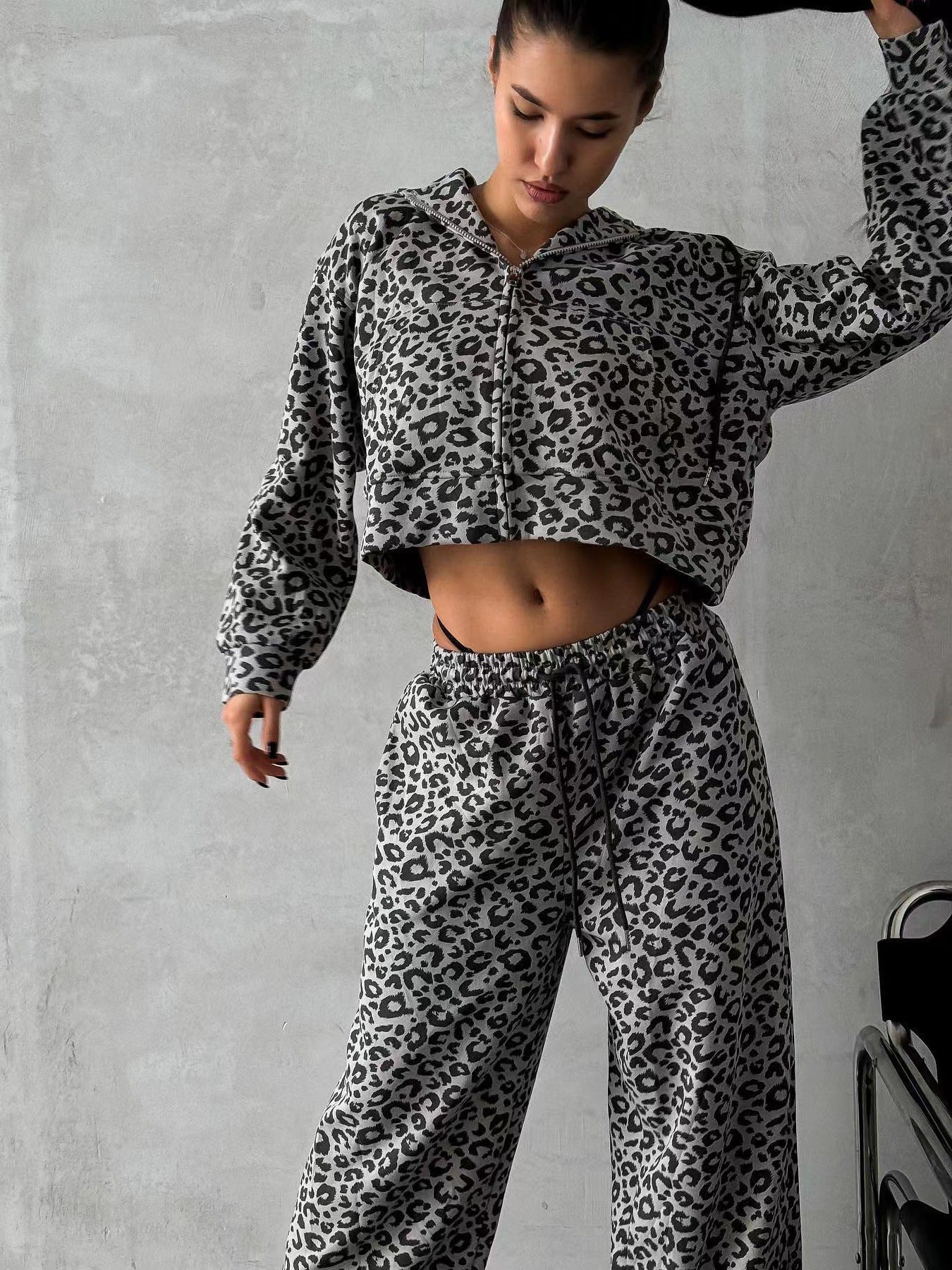 Ensemble de sport pour femme, sweat à capuche et jogging, ensemble confortable