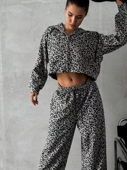 Ensemble de sport pour femme, sweat à capuche et jogging, ensemble confortable